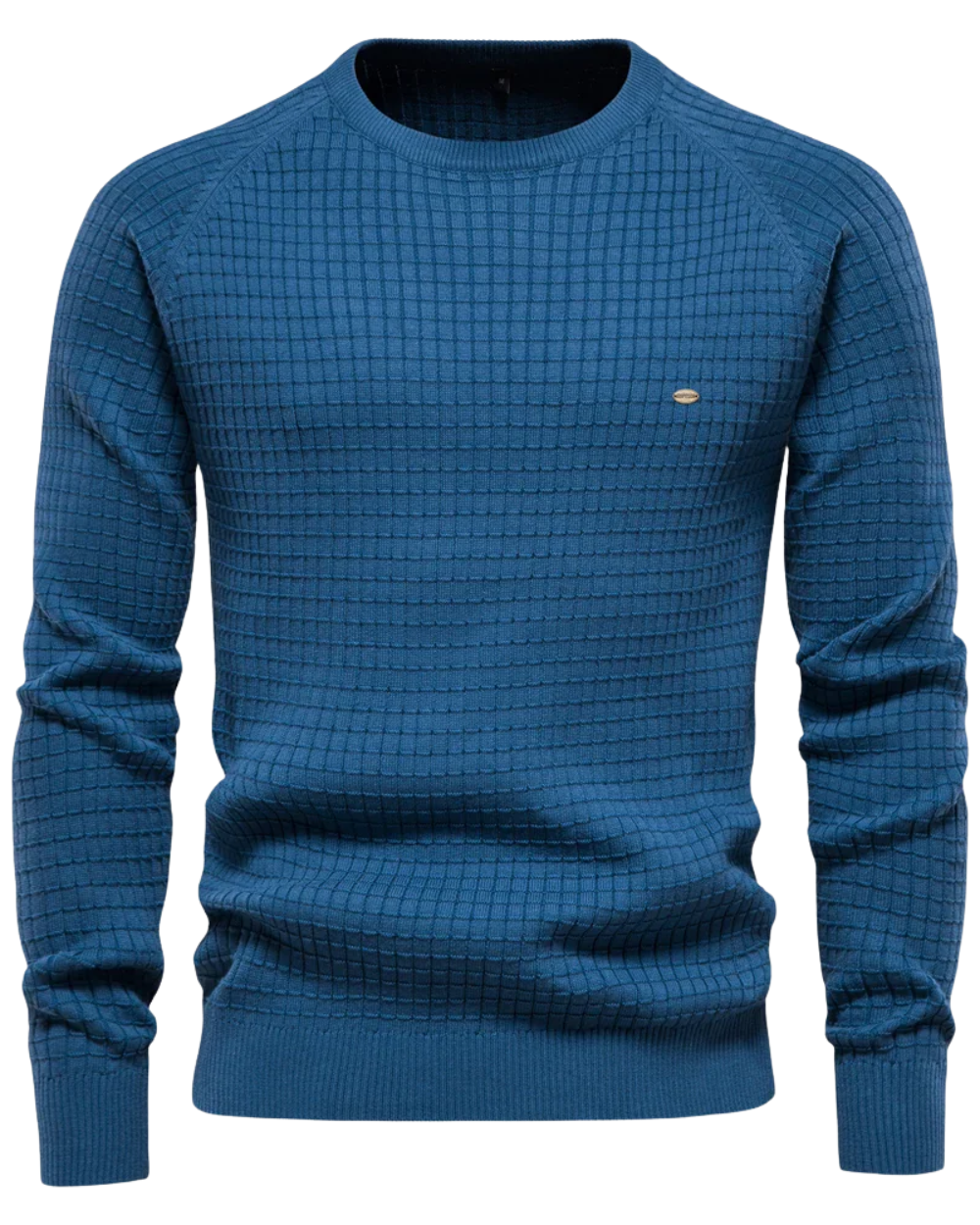 Maglione maschile con design a rete