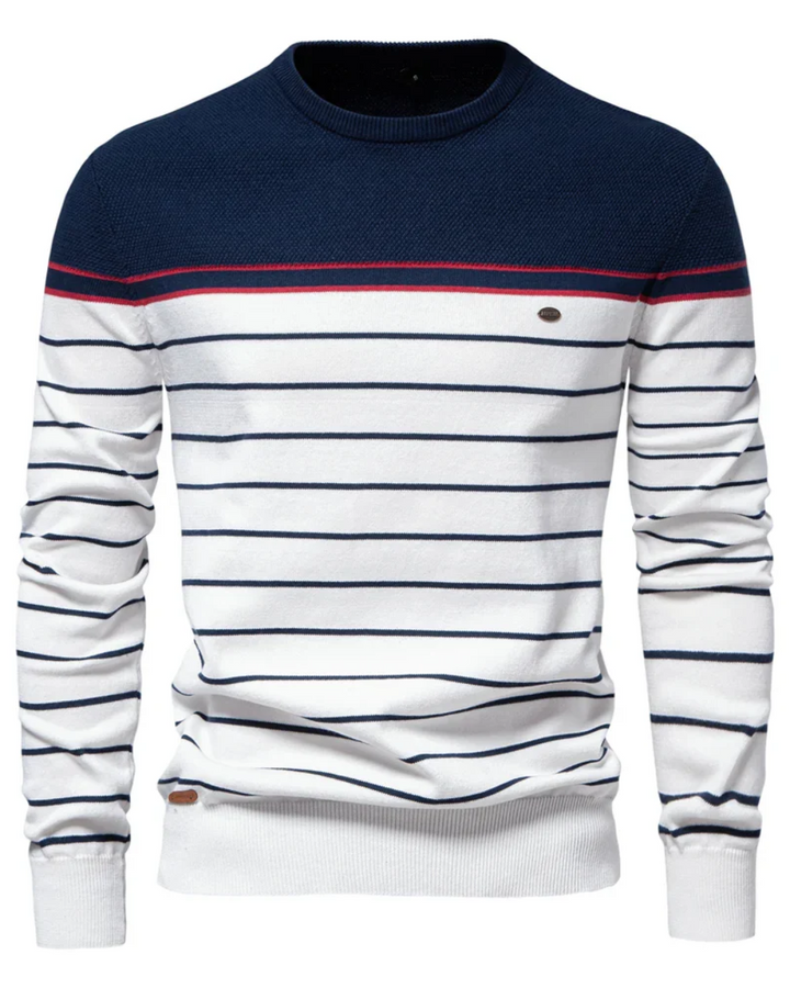 Maglione Uomo con Design a Strisce