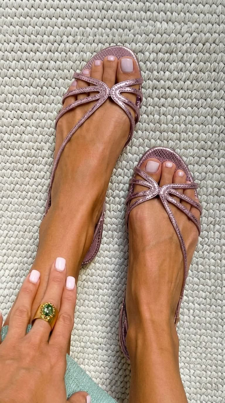 Chloé | Sandali Dorati Eleganza Estiva