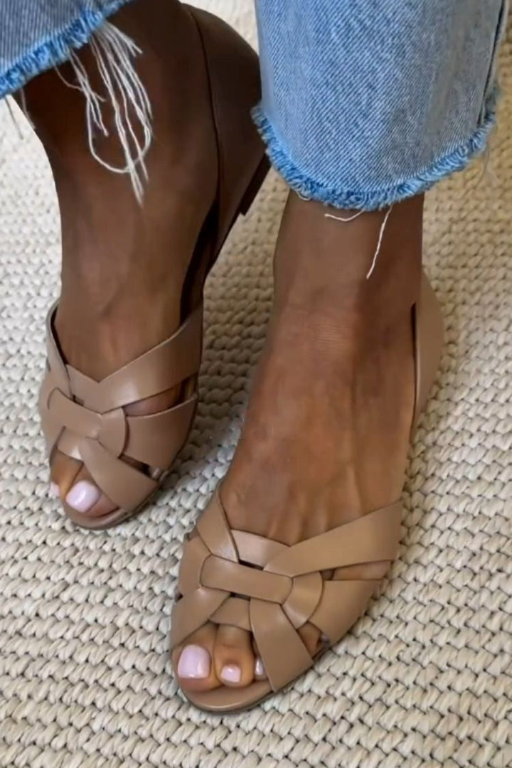 Céline | Sandali Intrecciati Naturali
