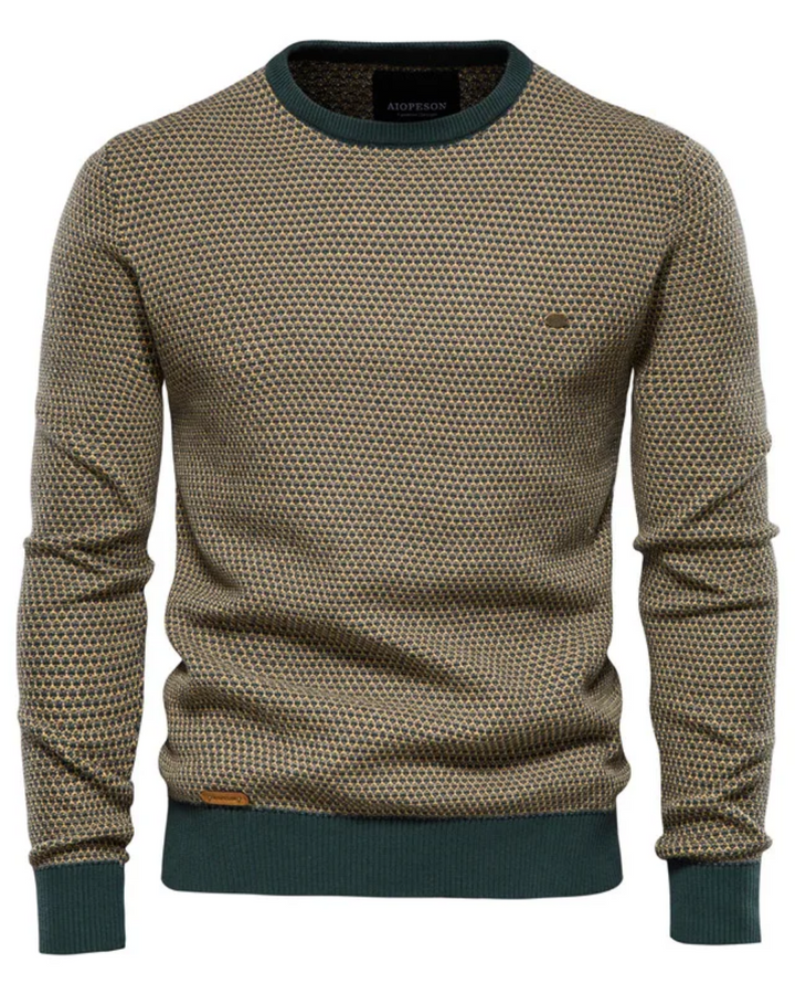Maglione a scacchi per uomo