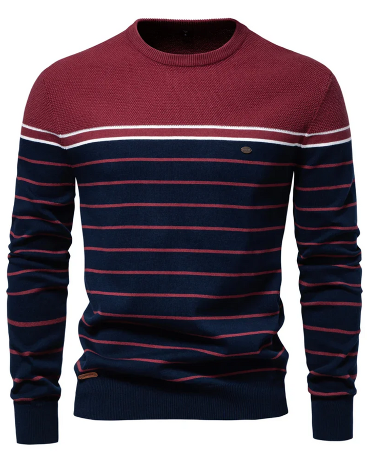Maglione Uomo con Design a Strisce