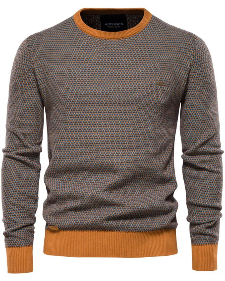 Maglione a scacchi per uomo