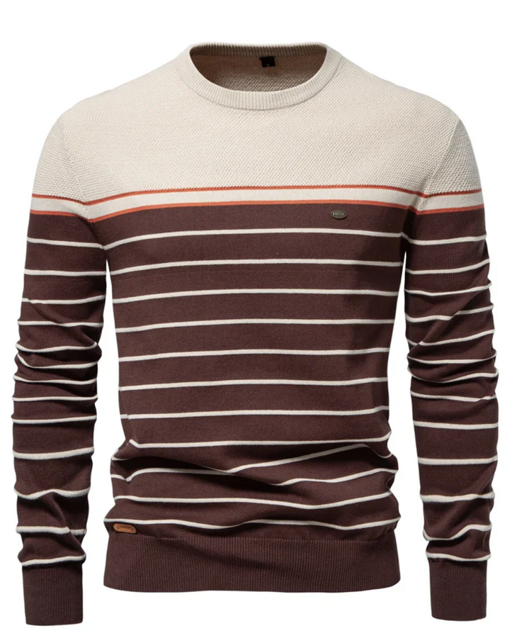 Maglione Uomo con Design a Strisce