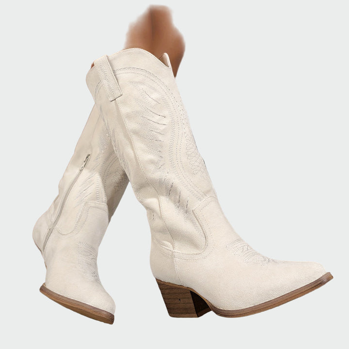 Cleo - Chic Western Ankle Boots