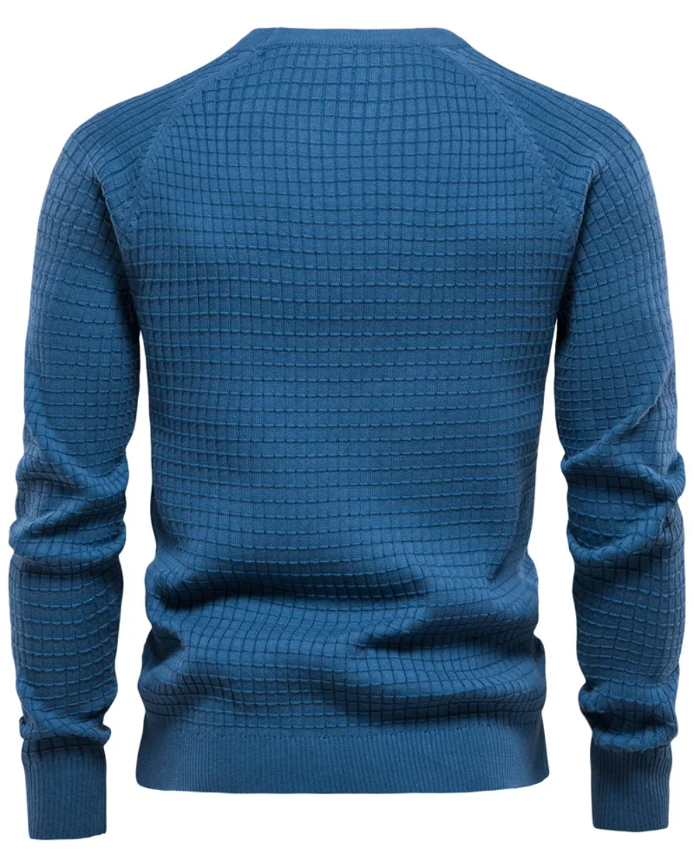 Maglione maschile con design a rete