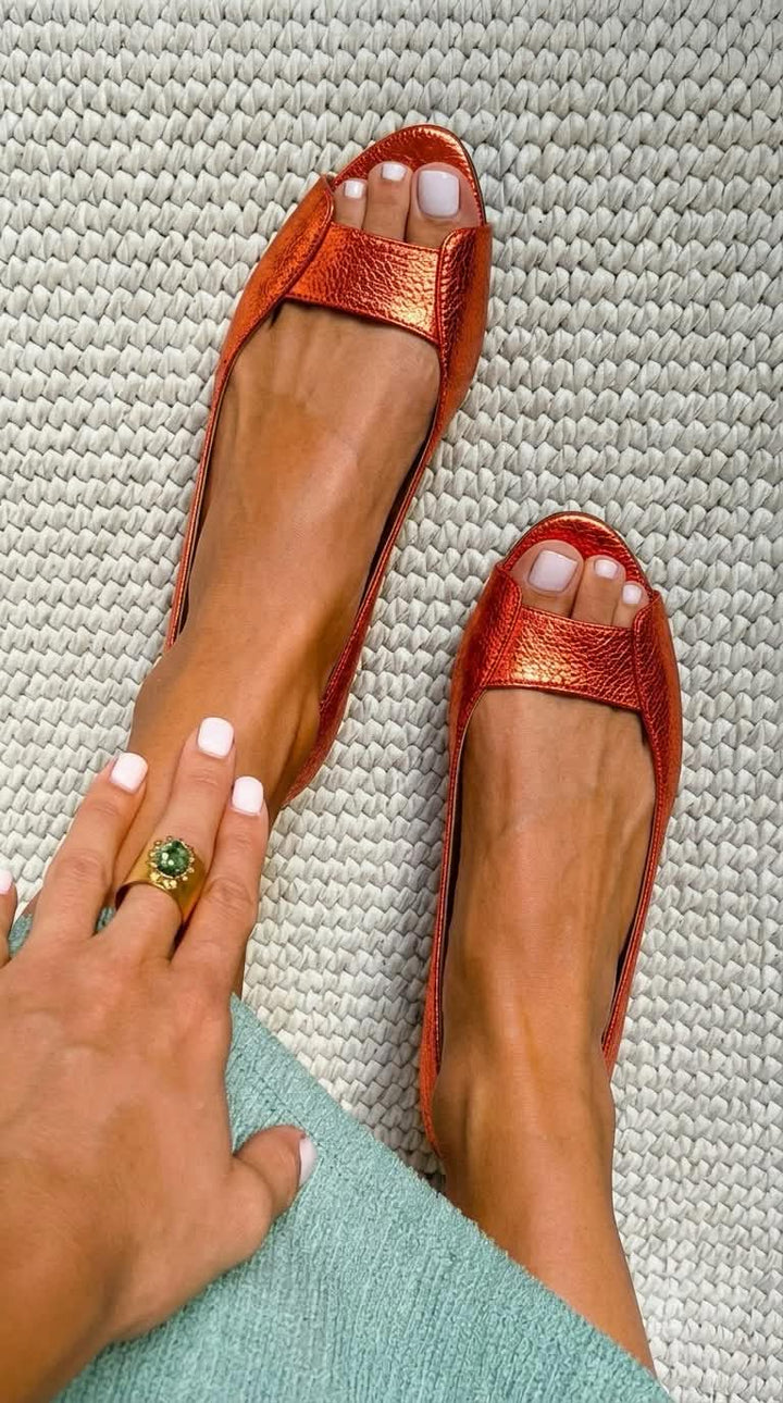 Marie | Sandali Dorati Comfort Chic
