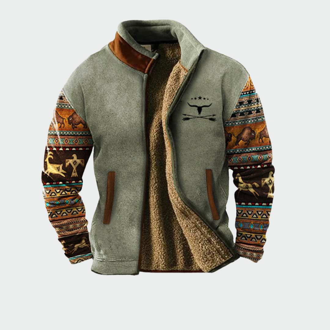 Giacca vintage con zip