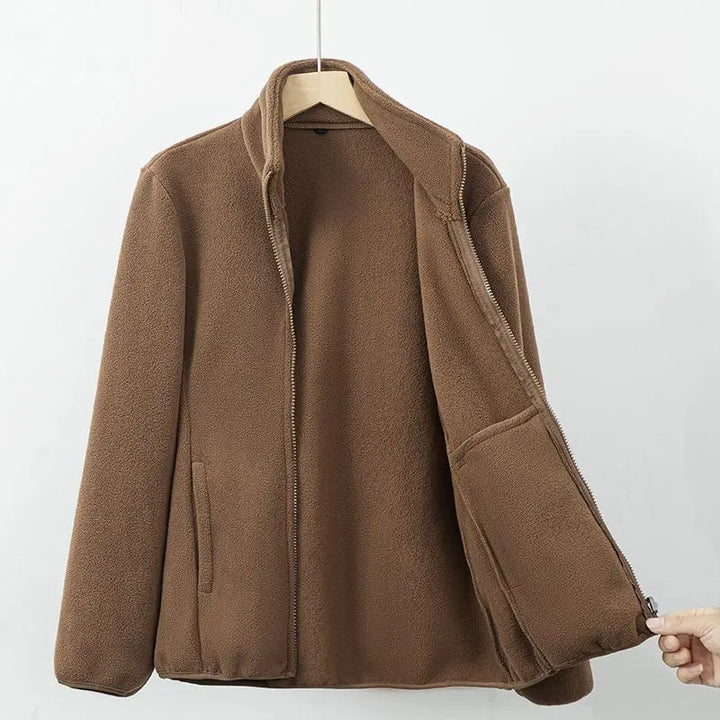 Isabelle – Classica Giacca in Fleece con Zip