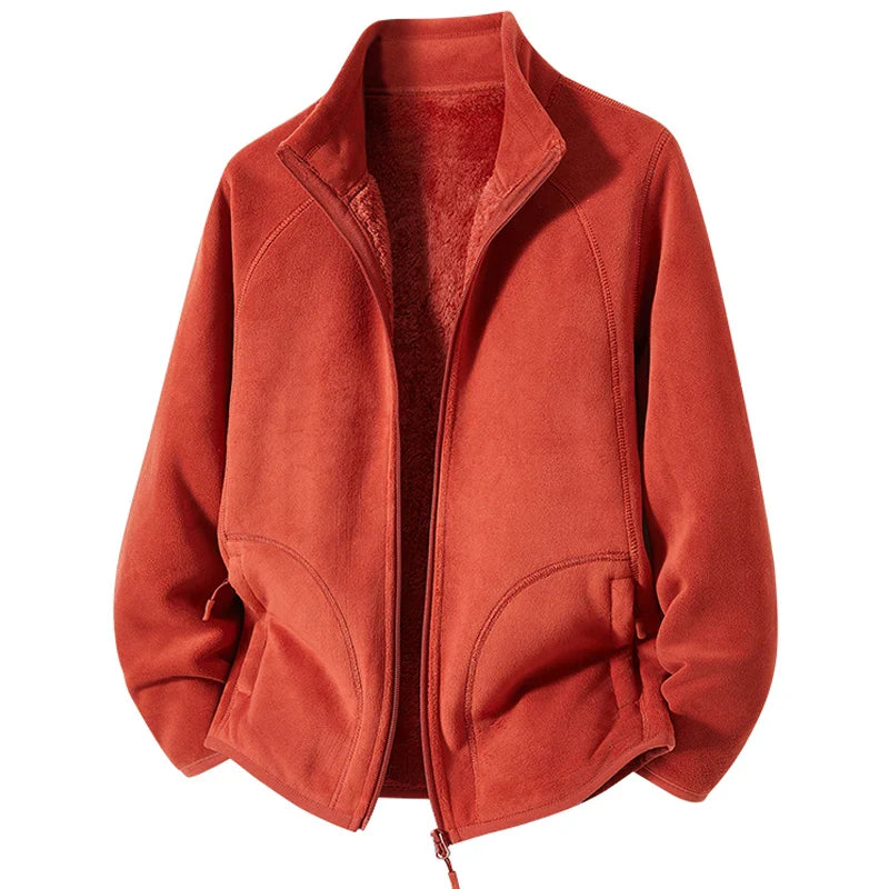 Camille – Giacca in Pile con Collo Alto