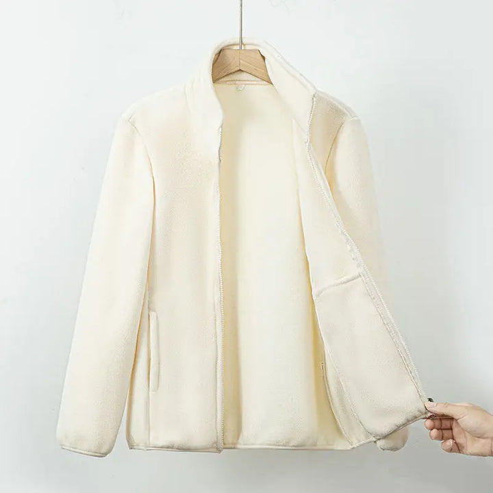 Isabelle – Classica Giacca in Fleece con Zip