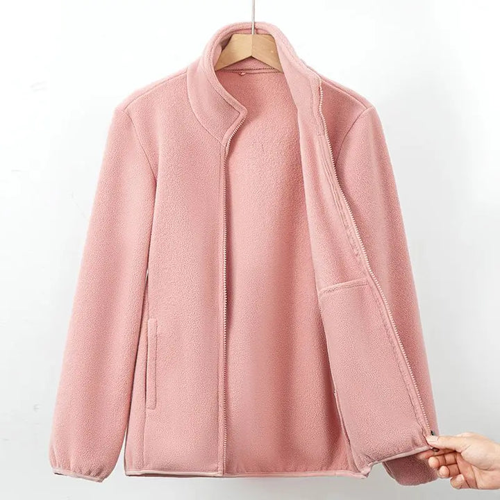 Isabelle – Classica Giacca in Fleece con Zip