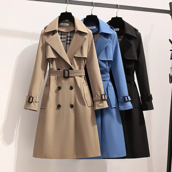 Colette | Classic Long Sleeve Office Trench Coat