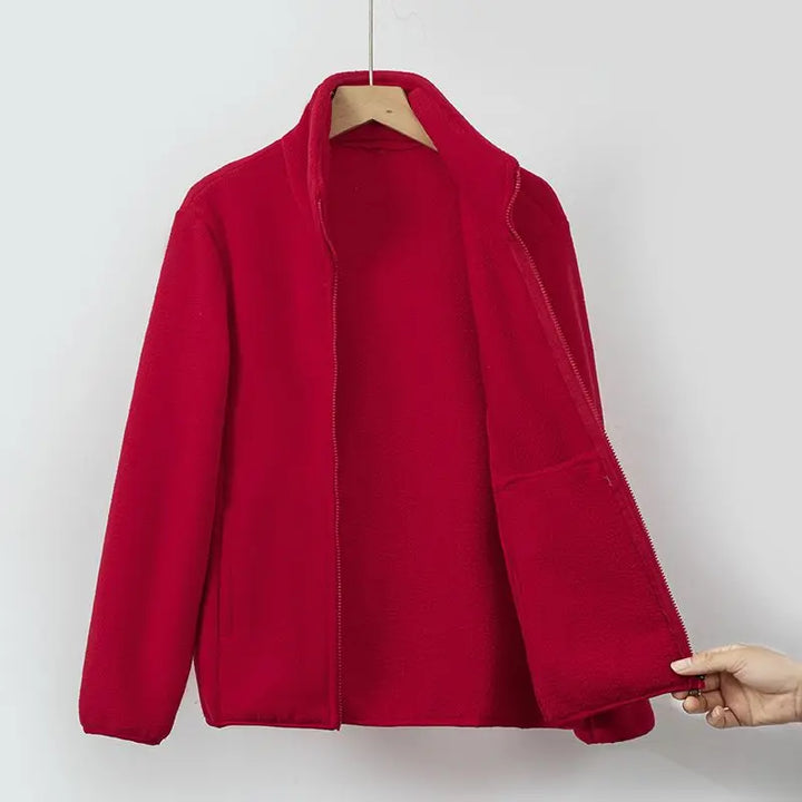 Isabelle – Classica Giacca in Fleece con Zip