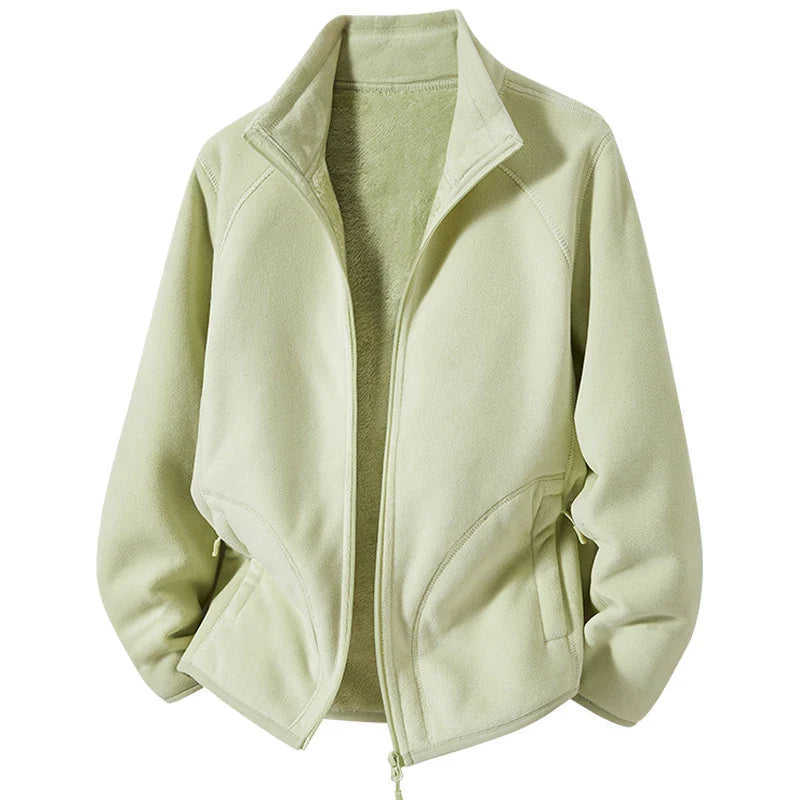 Camille – Giacca in Pile con Collo Alto