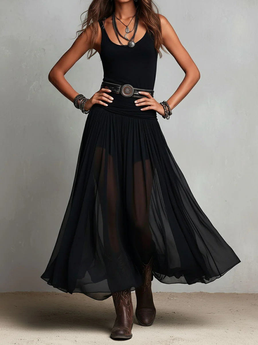 Giselle™ | Abito Maxi con Top e Gonna in Tulle