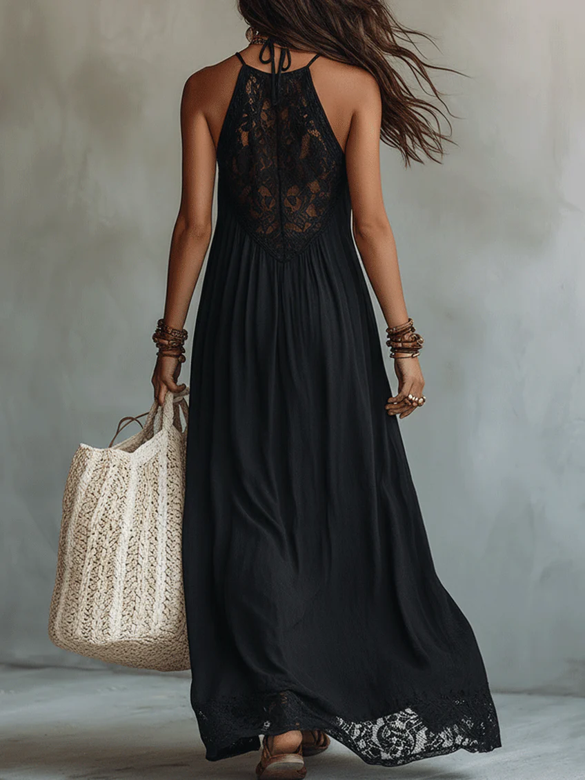 Seraphina™ | Maxi Dress Bohemien con Pizzo