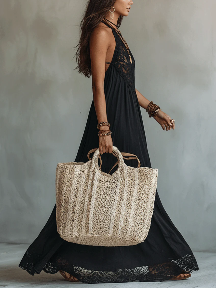Seraphina™ | Maxi Dress Bohemien con Pizzo