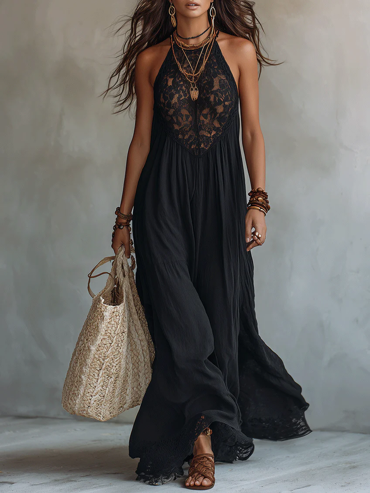 Seraphina™ | Maxi Dress Bohemien con Pizzo