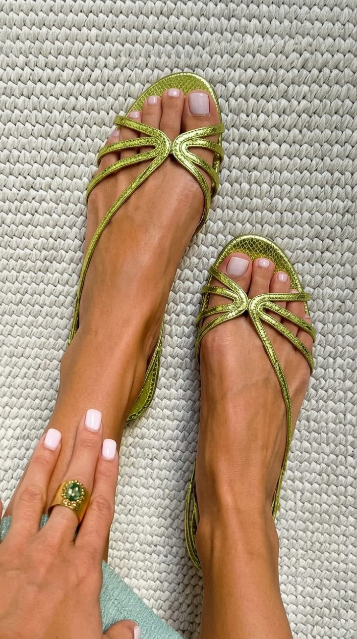 Chloé | Sandali Dorati Eleganza Estiva