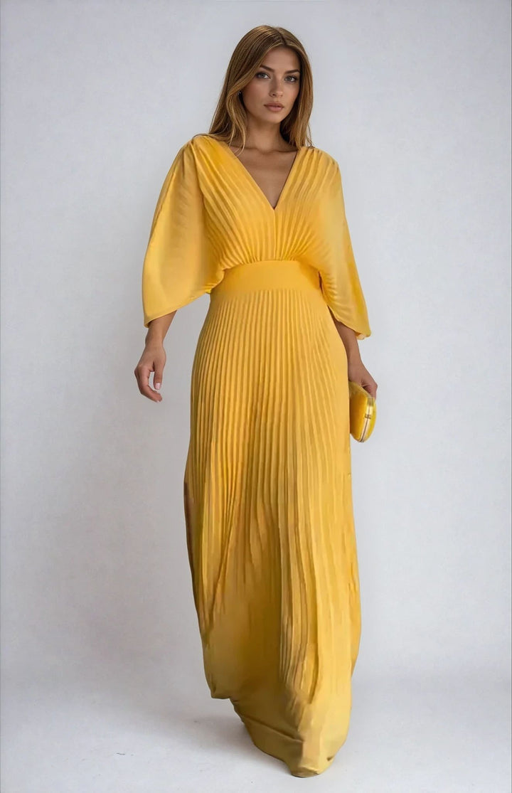 Olga – Abito Classico a Pieghe