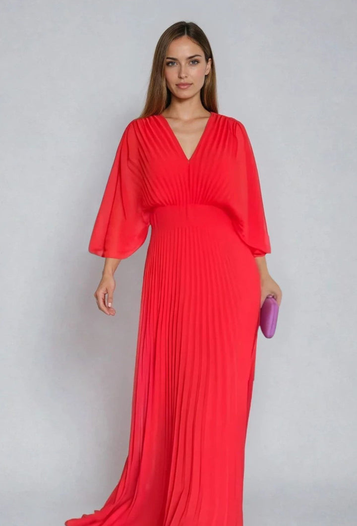 Olga – Abito Classico a Pieghe